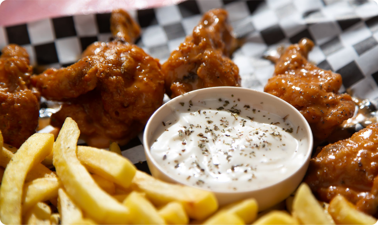 BUFFALO WINGS Oh My Glaze