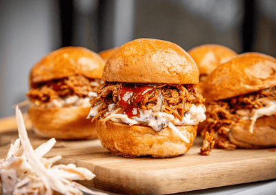 Cajun Maple BBQ Pulled Pork Sliders
