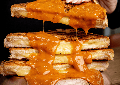 OMG Mango & Rum Cheese Toastie