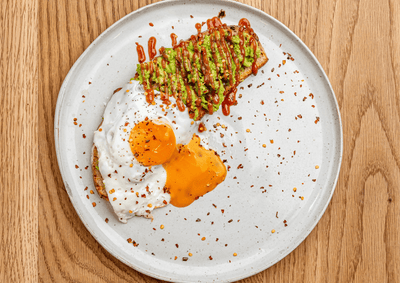 Scotch Bonnet Avocado Eggs