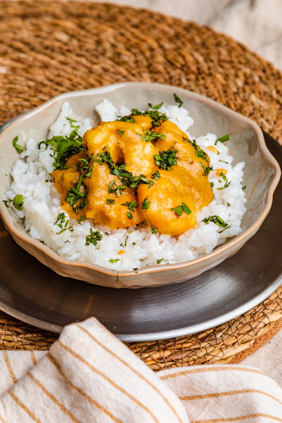 Mango & Coconut Prawn Curry